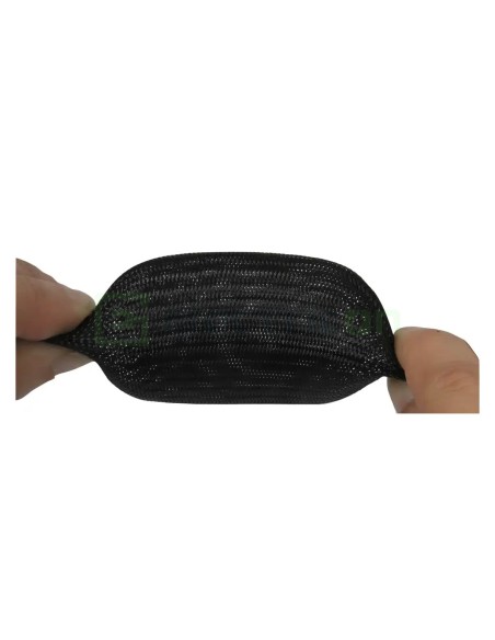Tub protecție - împletit Ø 5 mm (plajă 2-7 mm) poliester negru - Forch 3737 5