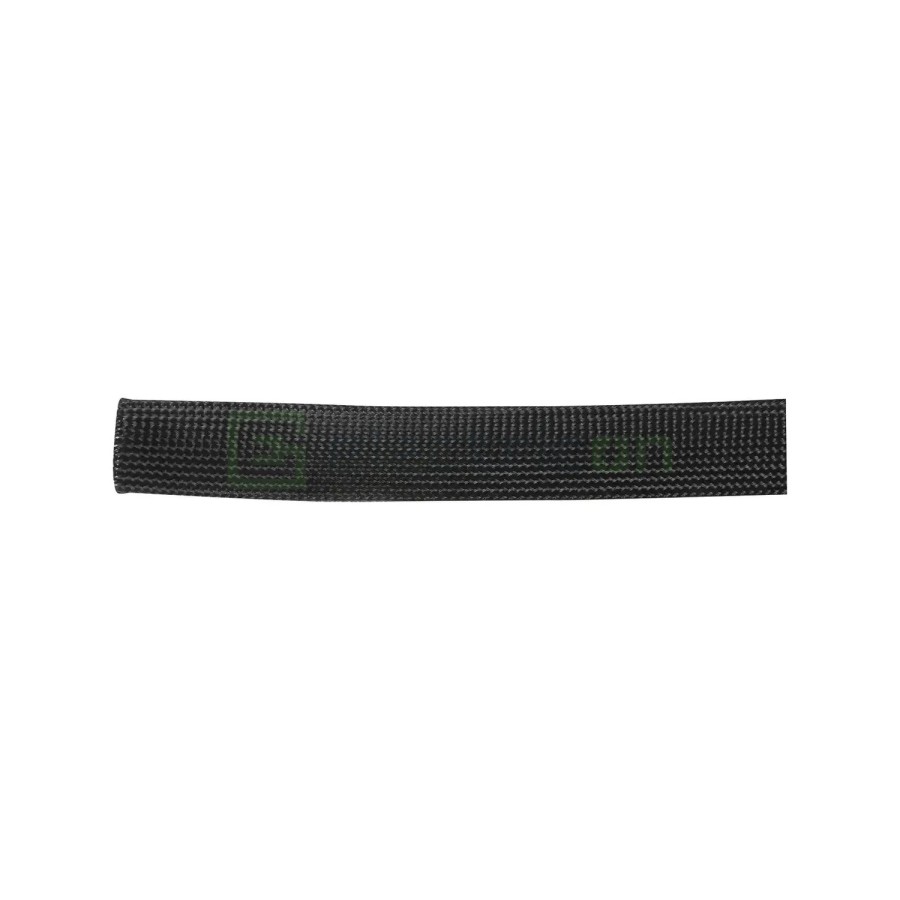 Tub protecție - împletit Ø 5 mm (plajă 2-7 mm) poliester negru - Forch 3737 5