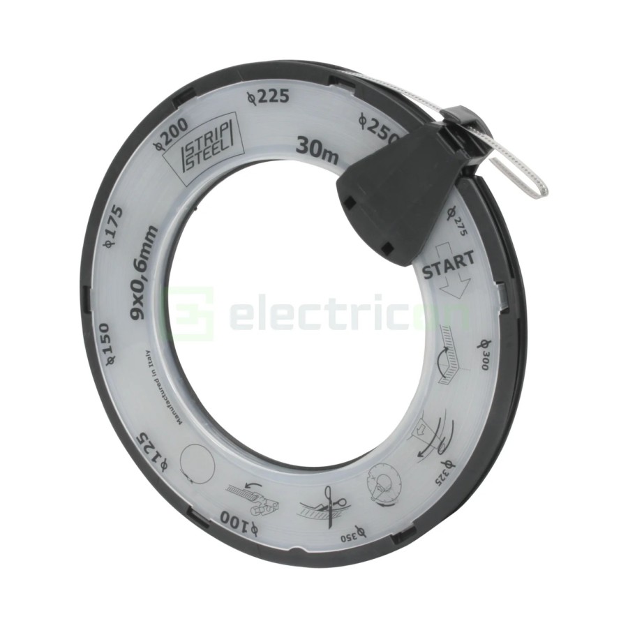 Bandă inox - pentru coliere lățime 9 mm rolă de 30 metri - Forch 8626 1