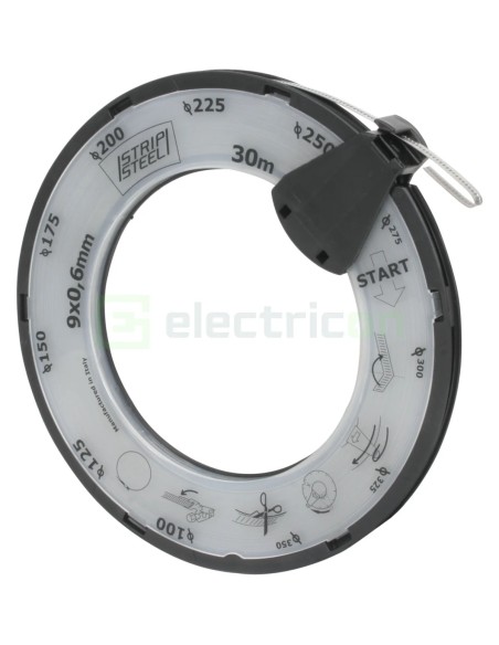 Bandă inox - pentru coliere lățime 9 mm rolă de 30 metri - Forch 8626 1