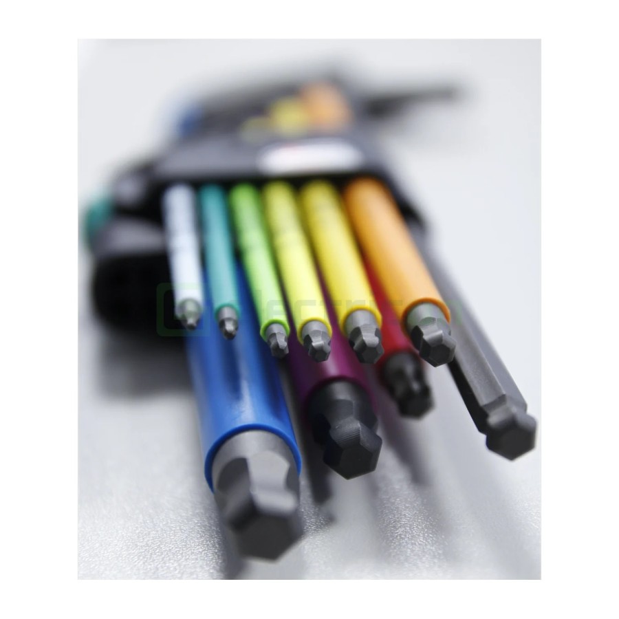 Set chei imbus - Hex-Plus - 9 piese, profil pentru protecția șurubului - Forch 4159 10