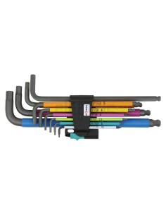 Set chei imbus - Hex-Plus - 9 piese, profil pentru protecția șurubului - Forch 4159 10