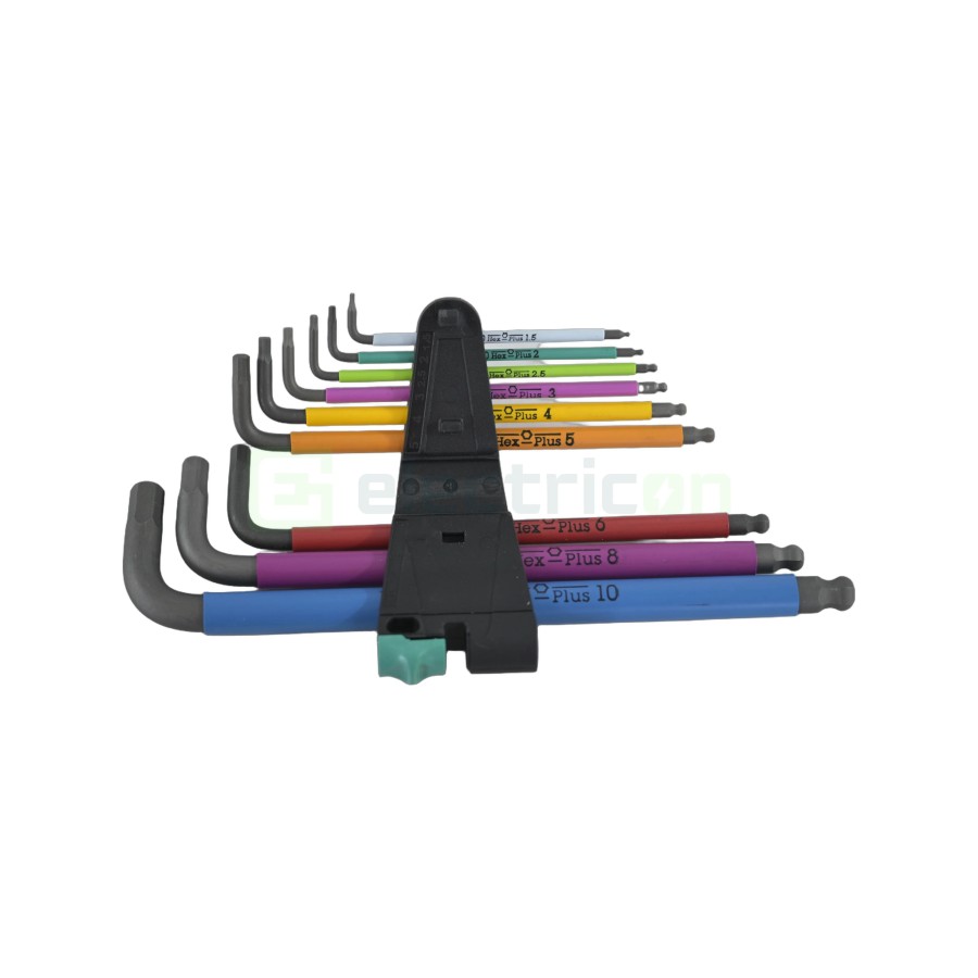 Set chei imbus - Hex-Plus - 9 piese, profil pentru protecția șurubului - Forch 4159 10