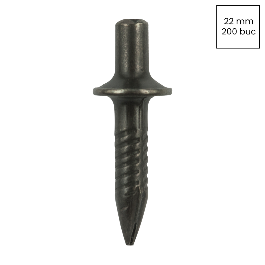 Cuie de ancorare in beton - 22 mm - cutie 200 bucăți (Fix Top) - Forch - 8703 22