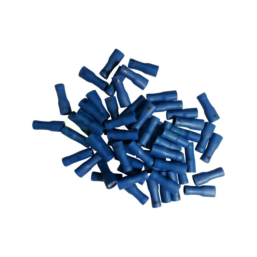 Papuc izolat - 4.8x0.5 mm - pentru cabluri 1,5 - 2,5 mm², albastru, material CuZn - Forch 3709 862