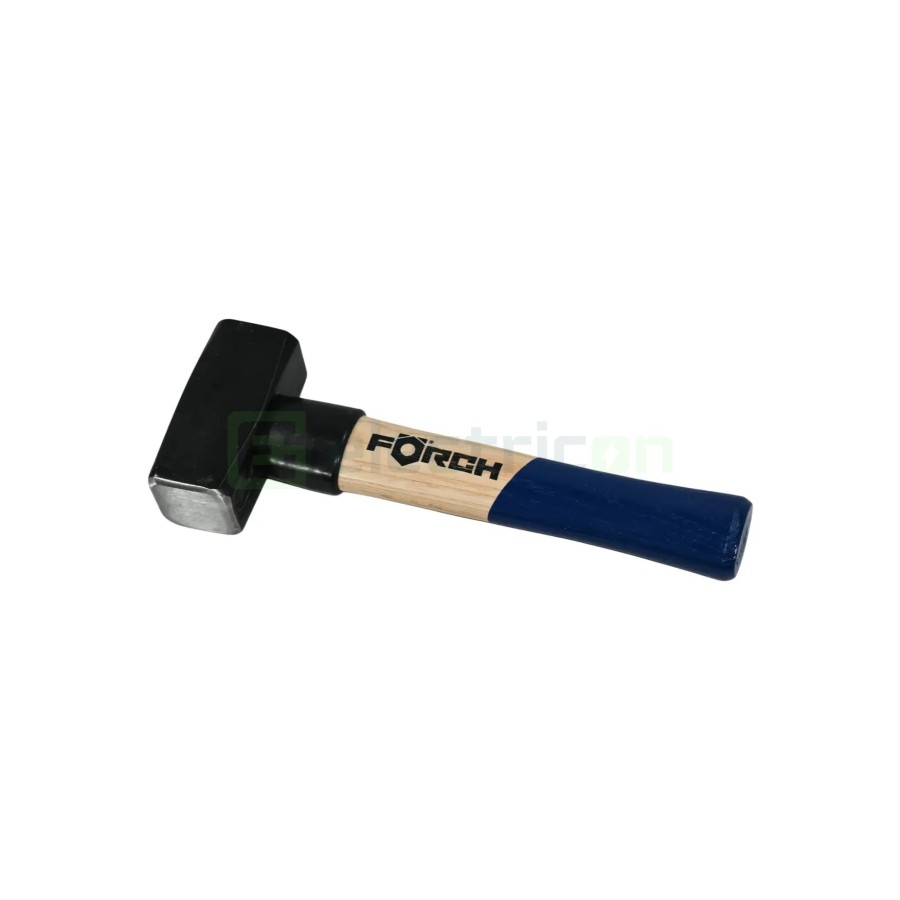 Pachet Ciocan + Dorn + 2000 cuie cu striații de 18mm + 10 role textile pentru pozat instalații electrice Forch 8703102