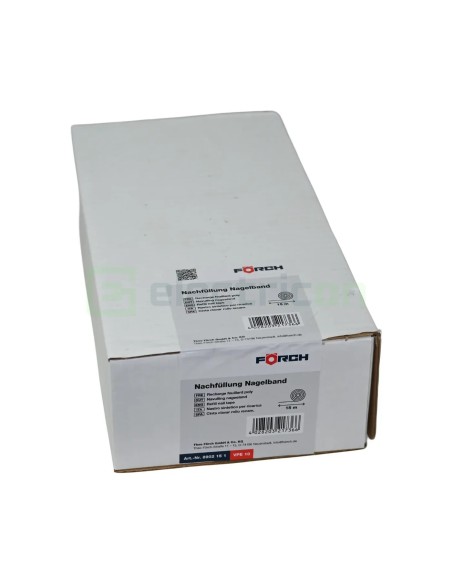Pachet Ciocan + Dorn + 2000 cuie cu striații de 18mm + 10 role textile pentru pozat instalații electrice Forch 8703102