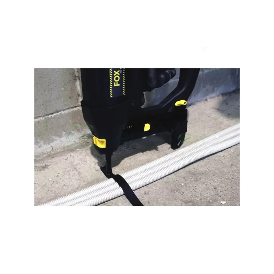 Bandă textilă - poliester pentru fixare în cuie 15 m alb - Forch 8902 15 1