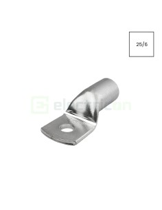 Papuc - Tubular - Neizolat - Cupru stanat - 25 mm² - M6 - Forch - 3705 9 25 6