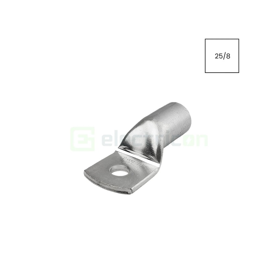 Papuc - Tubular - Neizolat - Cupru stanat - 25 mm² - M8 - Forch - 3705 9 25 8