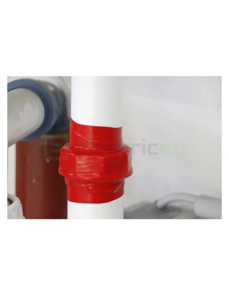 Bandă adezivă siliconică (auto-vulcanizantă) - 19 mm x 3 m roșu-negru - Forch 3791 50 19