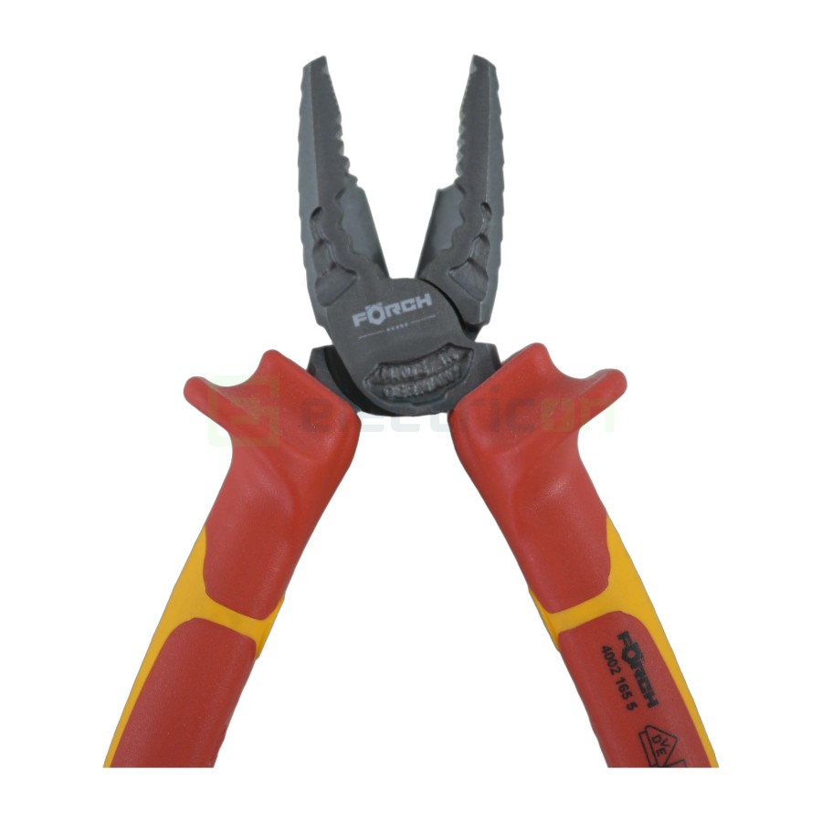 Clește combinat - universal - izolat 1000V VDE, lungime 165 mm - Forch 4002 165 5