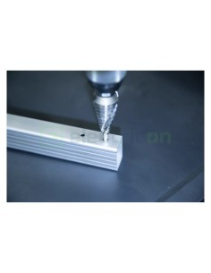 Set burghie - în trepte - pentru tablă și plastic material HSS - Forch 5529 5522 2