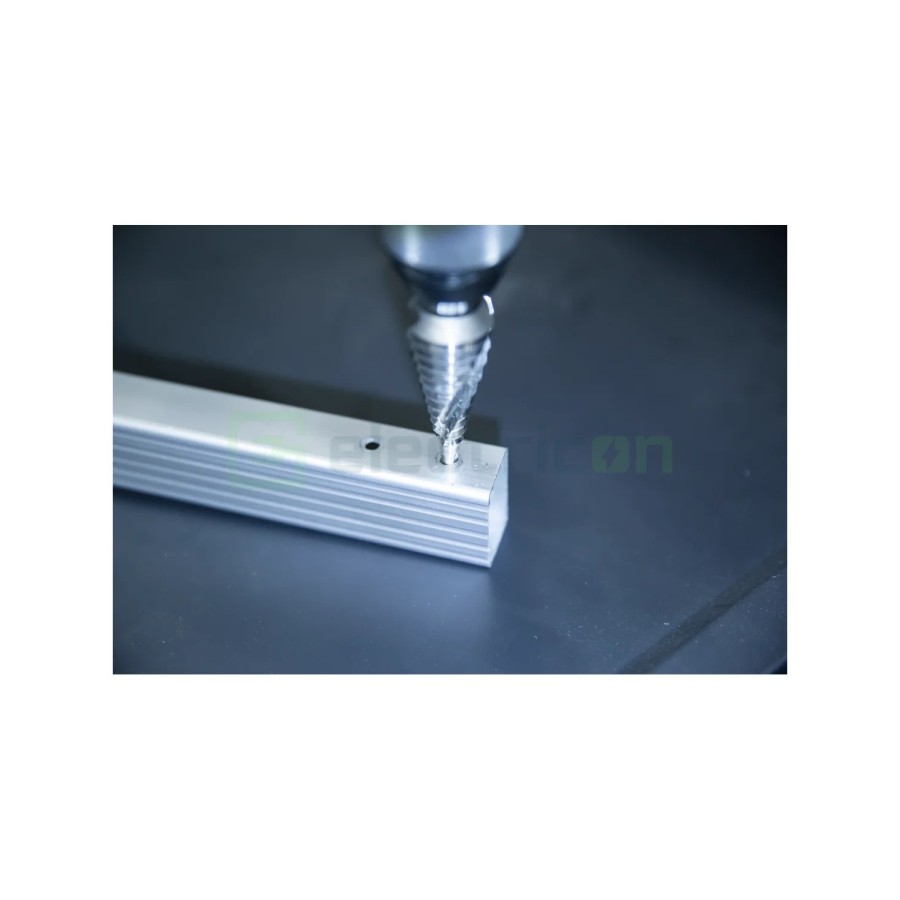 Set burghie - în trepte - pentru tablă și plastic material HSS - Forch 5529 5522