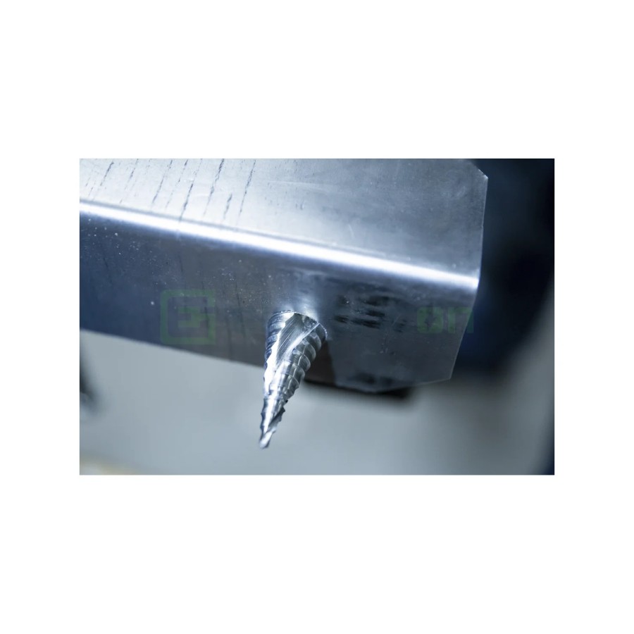 Set burghie - în trepte - pentru tablă și plastic material HSS - Forch 5529 5522