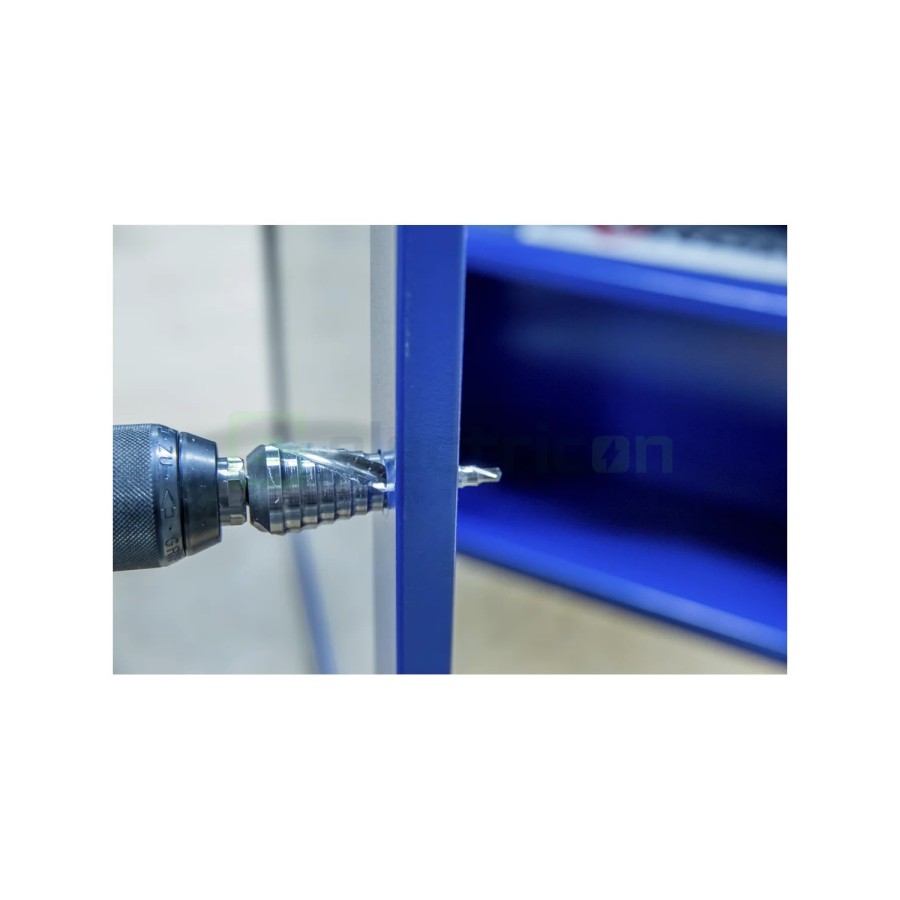 Set burghie - în trepte - pentru tablă și plastic material HSS - Forch 5529 5522