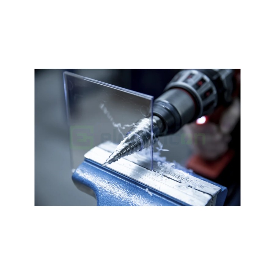 Set burghie - în trepte - pentru tablă și plastic material HSS - Forch 5529 5522