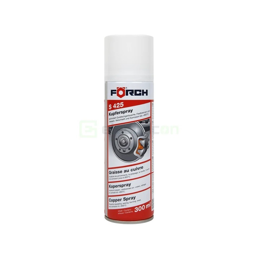 Spray de ungere pe bază de cupru - S425, 300 ml - Forch 6512 5000