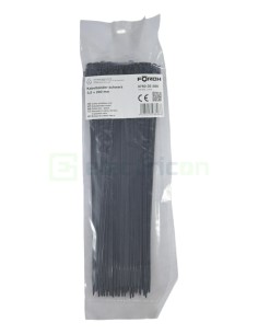 Fașete - coliere plastic - 280x3.5 mm - pachet 100 buc - negru exterior - Forch 3750 35 280 2