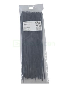 Fașete - coliere plastic - 300x4.7 mm - pachet 100 buc - negru exterior - Forch 3750 47 285 2