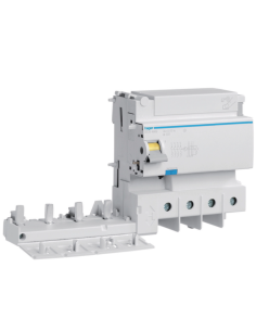 Bloc diferențial pentru disjunctor MCB - 4P, 125 A, 30 mA, Tip A HI - Hager BDH480E