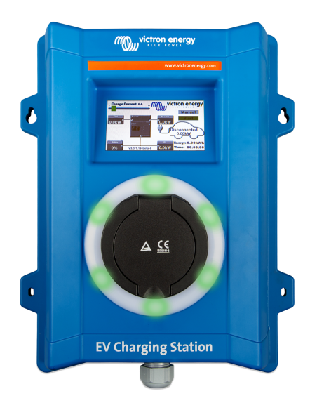 Stație încărcare mașini electrice 22 kW, priză Tip 2, ecran tactil - Victron EVC300400300