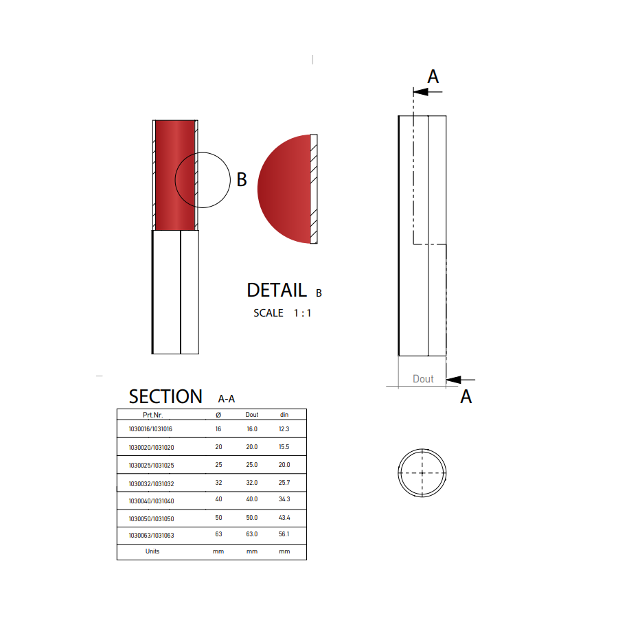 Conector tuburi - mufă îmbinare Ø20 mm - gama DUROSOL/DUROFLEX PLUS, negru, rezistență impact - Kouvidis 4047020