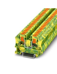 Clemă șir 2 conexiuni max. 6 mm² galben-verde PTV 6-PE - Phoenix Contact 1116736