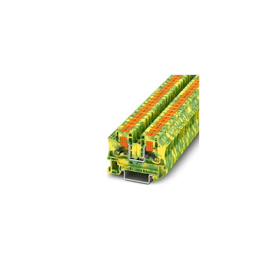 Clemă șir 2 conexiuni max. 6 mm² galben-verde PTV 6-PE - Phoenix Contact 1116736