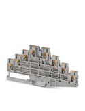 Clemă șir 4 etaje 8 conexiuni max. 2.5 mm² gri PT 2.5-4PV - Phoenix Contact 1336411