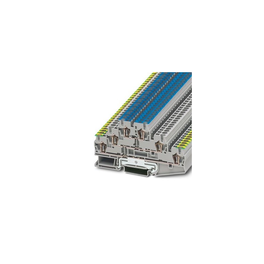 Clemă șir 3 etaje 6 conexiuni max. 2.5 mm² ST 2,5-PE/L/N - Phoenix Contact 3036084