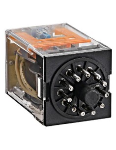 Releu intermediar - MT - bobină 220V DC, 3 contacte NC 10A, 11 pini - Schrack MU321220 2