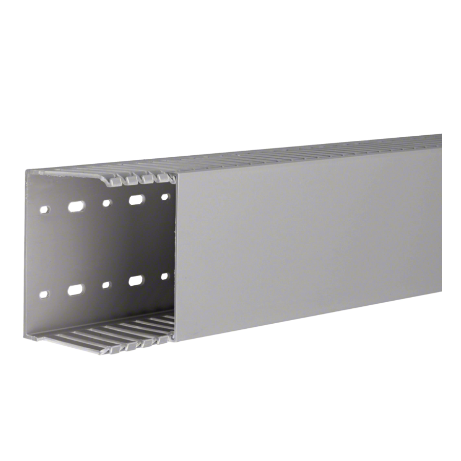 Canal cablu perforat 75x100 mm - Hager tehalit DNG7510007030B