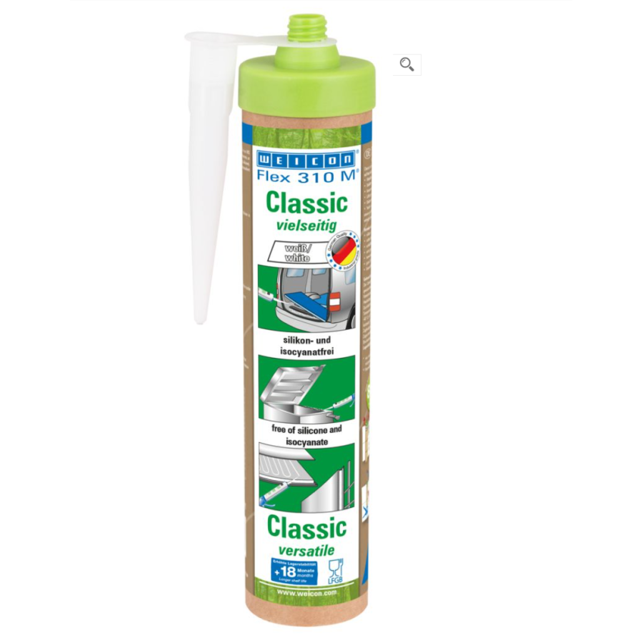 Adeziv și etanșant elastic MS Polymer 280 ml, alb - WEICON Flex 310 M Classic 10104011 (10104287)