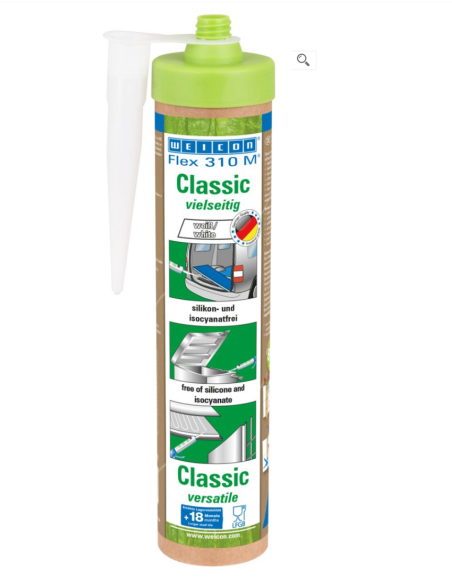 Adeziv și etanșant elastic MS Polymer 280 ml, alb - WEICON Flex 310 M Classic 10104011 (10104273)