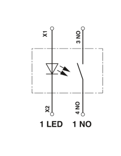 Buton iluminat 22 mm 1NO LED Phoenix Contact 1108277 2