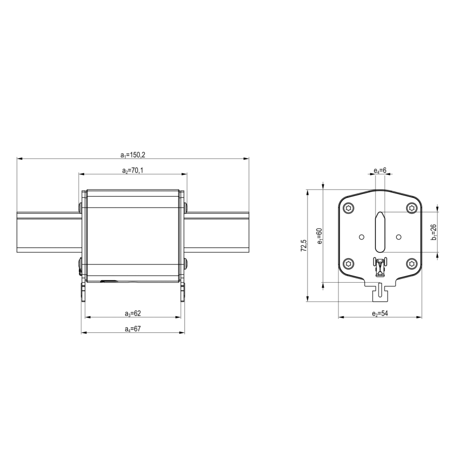 Siguranță fuzibilă NH2 gG, 400 A, 500 V AC, 120 kA – ETI 004185224