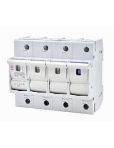 Separator-siguranță D02, 63 A, 3P+N, 400 V AC, șină DIN – ETI STV D02 002271005