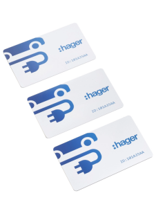 3 carduri RFID pentru stații Hager witty XVA410