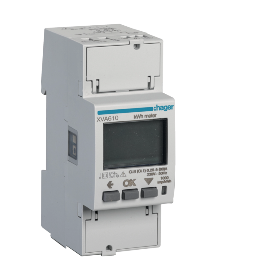 Modul management sarcină 1F 80A Hager XVA610