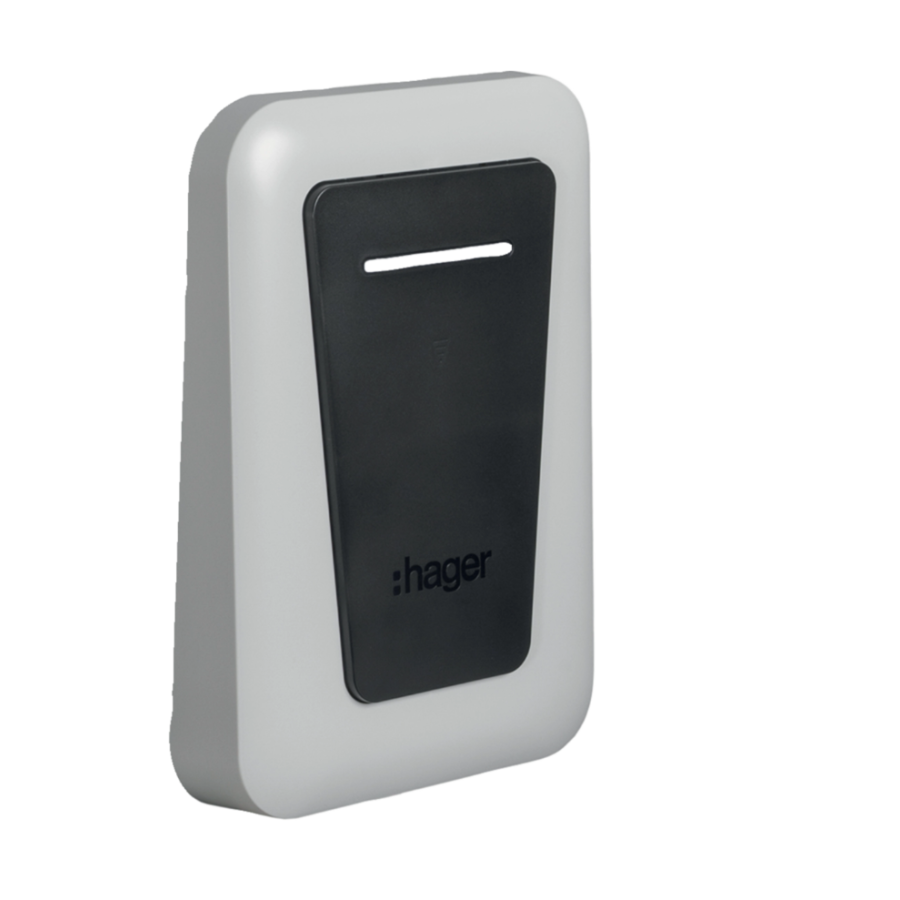 Capac frontal alb Hager witty RAL 9016 XVS131