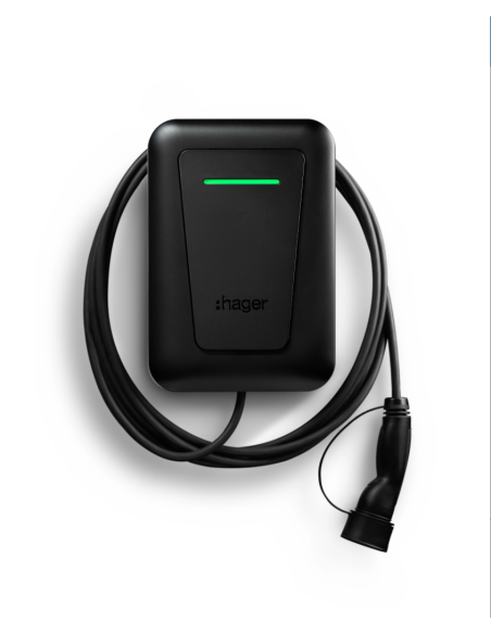 Stație încărcare EV 11 kW Type 2 Hager XVR111C