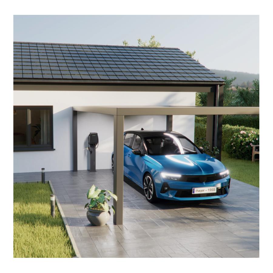 Stație încărcare EV 11 kW Type 2 Hager XVR111C