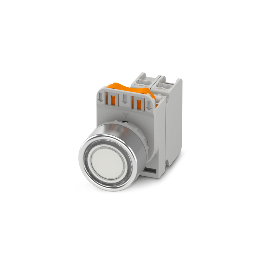 Buton iluminat 22 mm cu menținere Phoenix 1108272