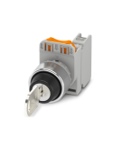 Comutator cu cheie 22 mm, 2 poziții, revenire automată, 1NO, Push-in – Phoenix Contact PHT22-KR/PT10 1108300