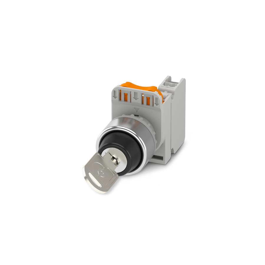 Comutator cheie 22 mm cu menținere Phoenix 1108305