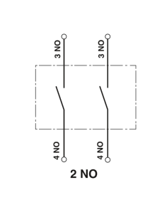 Selector 22 mm 3 poziții 2NO Phoenix Contact 1108319 2