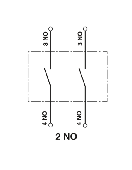 Selector 22 mm 3 poziții 2NO Phoenix Contact 1108319