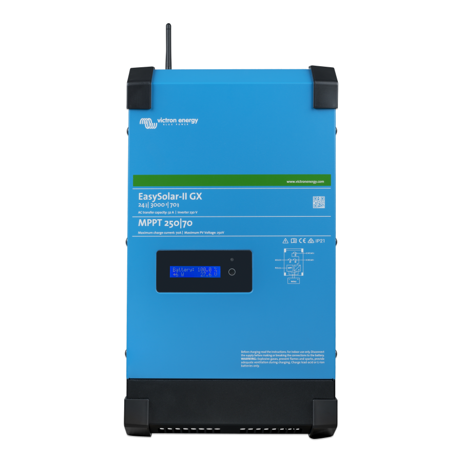 Invertor hibrid 24 V 3000 VA - EasySolar-II GX PMP242307010