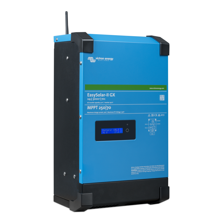 Invertor hibrid 24 V 3000 VA - EasySolar-II GX PMP242307010